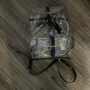 Clear backpack